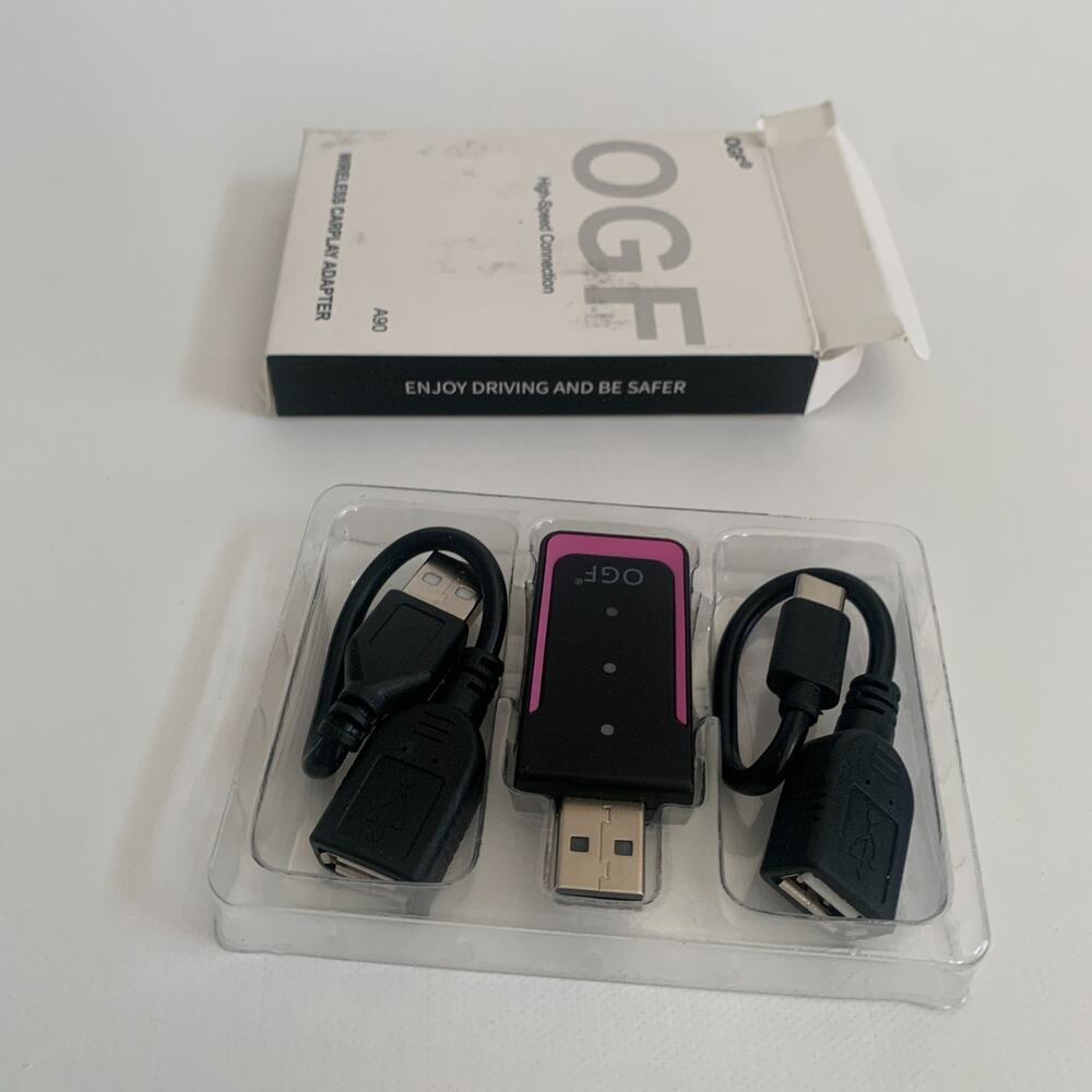 OGF High Speed Connection Wireless CarPlay Adapte Android 11+ And iPhone iOS 10+ - Picture 5 of 11